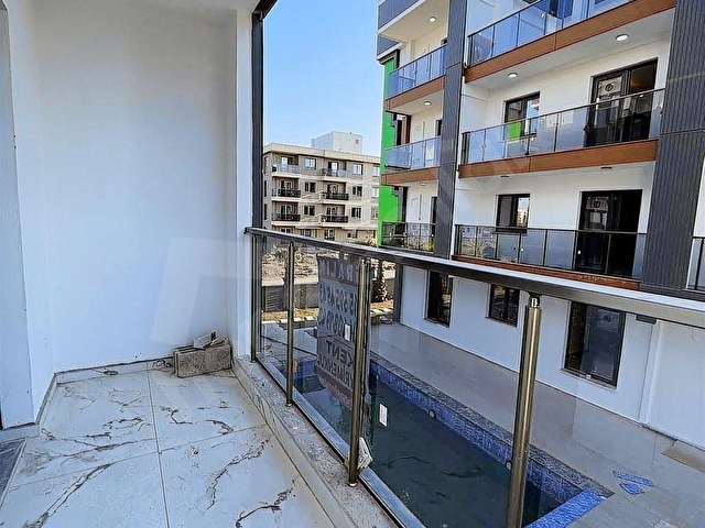 MURADİYEde HAVUZLU SİTE İÇİ KİRALIK 1+1 FULL LÜX ARAKAT DAİRE - Görsel 8