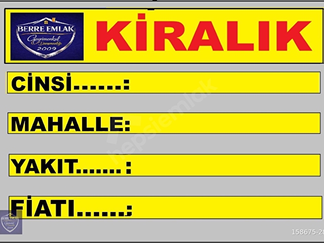 GÜMÜŞHACIKÖY BERRE EMLAKTAN KİRALIK 1+1 EŞYALI- TERASLI 75-80 M2 DAİRE