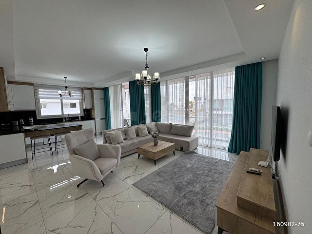 KUZEY KIBRISTA İSKELE BOĞAZ BÖLGESİ FOURSEASONS LIFE BİRİNCİ ETAPTA ÇATI TERASLI  2+1 PENTHOUSE - Görsel 2