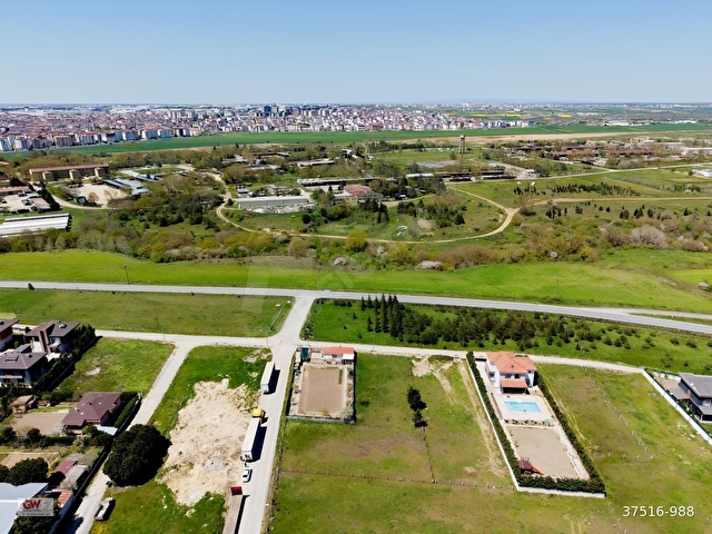 TEKİRDAĞ,ÇERKEZKÖY,AMBARDEREDE 819m² SATILIK VİLLA ARSASI - Görsel 20