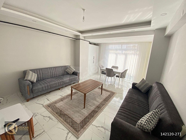 OSKAR EMLAK SIFIR EŞYALI ÇARŞI MERKEZDE KİRALIK EŞYALI 1+1 DAİRE
