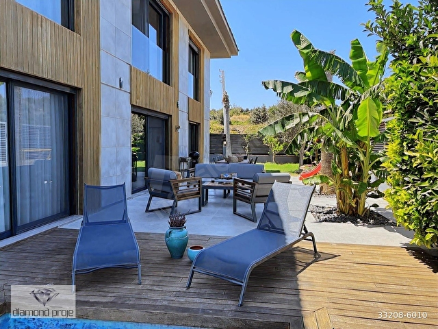 Diamond Proje den Çeşme Dalyan da 200 m2 lüks satılık villa - Görsel 3