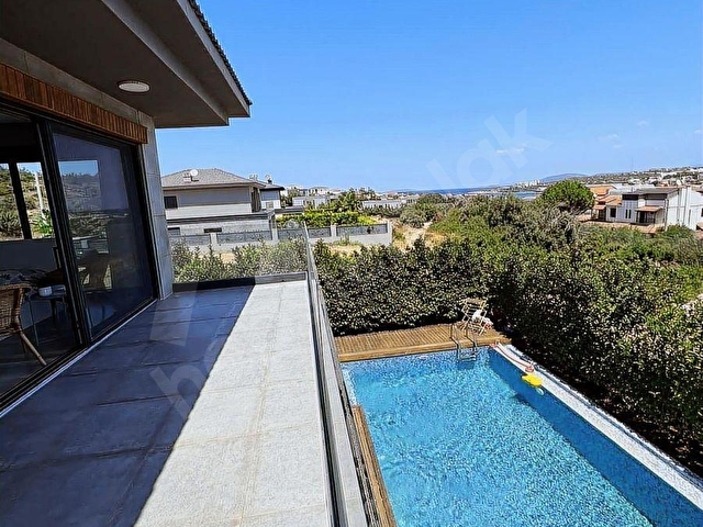 Diamond Proje den Çeşme Dalyan da 200 m2 lüks satılık villa - Görsel 23