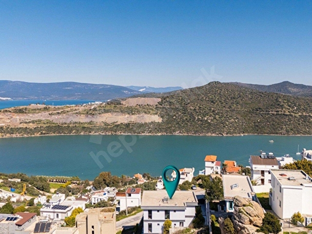 Milas Boğaziçinde Full Deniz Manzaralı Tam Müstakil  Villa - Görsel 3
