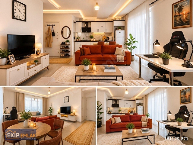 EKİP Emlak; Tramvay ve Sahil Yolunda Geniş Kullanışlı Eşyalı 1+1 - Görsel 11