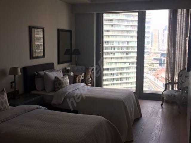 Zorlu Centerda Kiralık Boğaz Manzaralı 4,5+1 Lüks Mobilyalı - Görsel 8