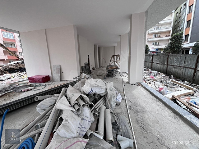 Cadde Üzeri Köşe Kiralık 200m2 Depolu Dükkan Bitim Aşamasında - Görsel 3