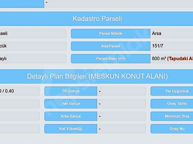 600 M2 İMARLI DENİZ MANZARALI ARSA - Görsel 14