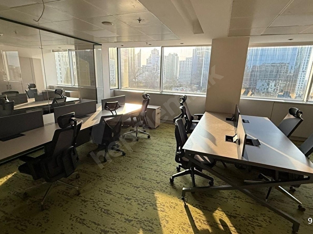 Maslak Prestijli Plazada 450m2 Mobilyalı Kiralık Ofis / LUX - Görsel 12
