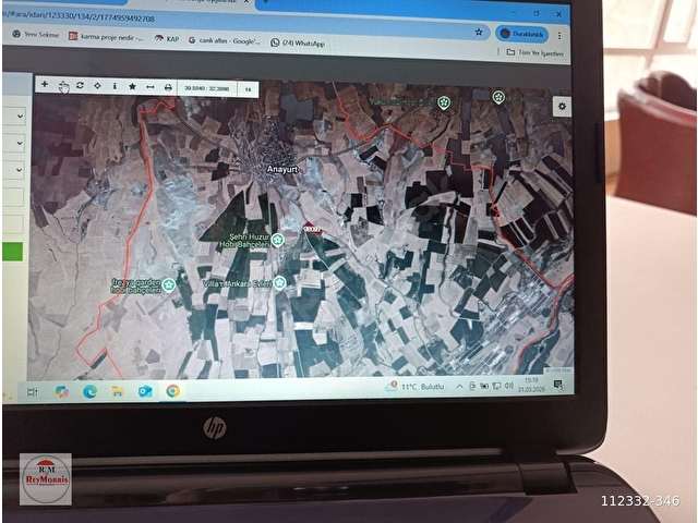 Sincan Anayurt Mahallesinde Hisseli  651 M2 Satılık Tarla - Görsel 2