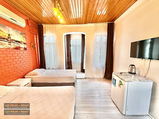 Taksim Feridiye Çaylak Sok.ta Airbnb veya Aparta Uygun(4)Katlı (7) Odalı Eşyalı Klimalı Kombili Bina - Görsel 21