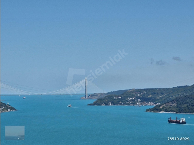 Tarabya Üstü Boğaz ve Deniz Manzaralı Çok Temiz 2+1 Daire