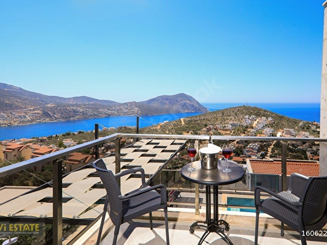 KALKAN KALAMAR KOYUNDA LÜKS 3+1 VİLLA - Görsel 20