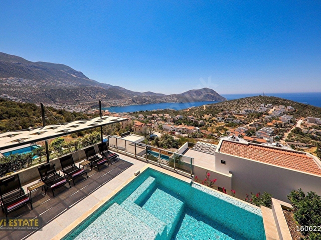 KALKAN KALAMAR KOYUNDA LÜKS 3+1 VİLLA - Görsel 13