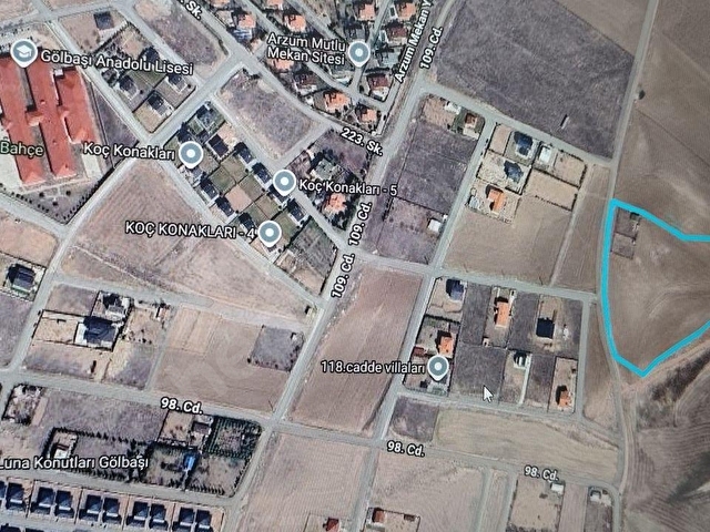 YALÇINDAN BAHÇELİEVLERDE 1428 M2 VİLLA ARSASI ACİL 6.950.000 TL - Görsel 9