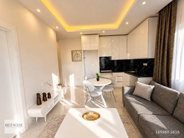 ALANYA AVSALLAR SATILIK 1+1 DAİRE LÜKS MOBİLYALI KAÇMAZ FIRSAT! - Görsel 5