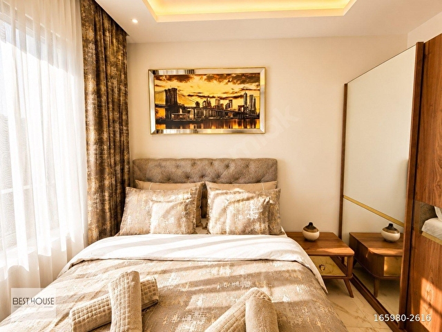 ALANYA AVSALLAR SATILIK 1+1 DAİRE LÜKS MOBİLYALI KAÇMAZ FIRSAT! - Görsel 8