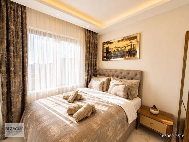 ALANYA AVSALLAR SATILIK 1+1 DAİRE LÜKS MOBİLYALI KAÇMAZ FIRSAT! - Görsel 7