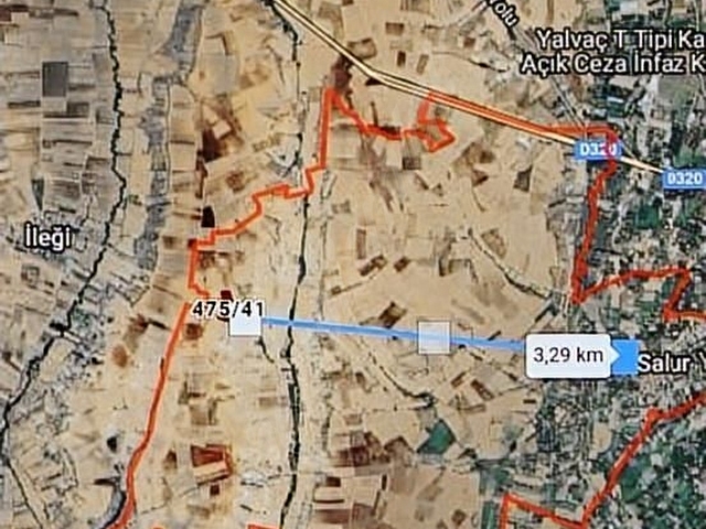 Isparta yalvaç salur 17891m2 tarla - Görsel 3