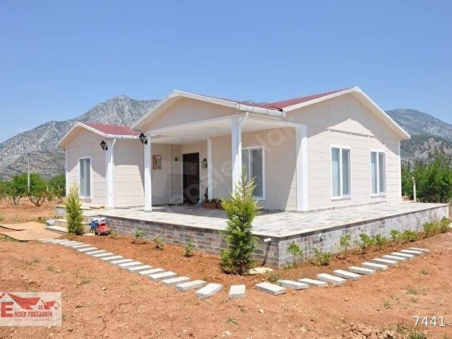 ARSA HARİÇ-PREFABRİK EV ÜRETİCİSİNDEN 80 m² 2+1 AMERİKAN TARZI PREFABRİK EV