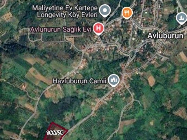 KARTEPE AVLUBURUN KÖYÜNDE SATILIK 7 DÖNÜM GÖL MANZARALI TARLA. - Görsel 4
