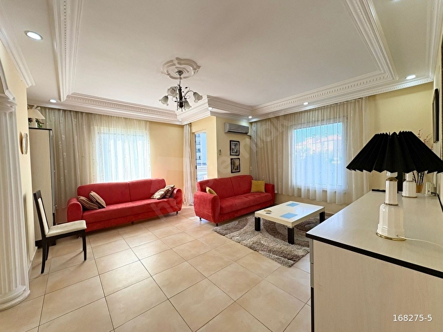 Alanya Toprak Sarayda 2+1 Eşyalı Daire | Denize 700 m | 110 m² - Görsel 10