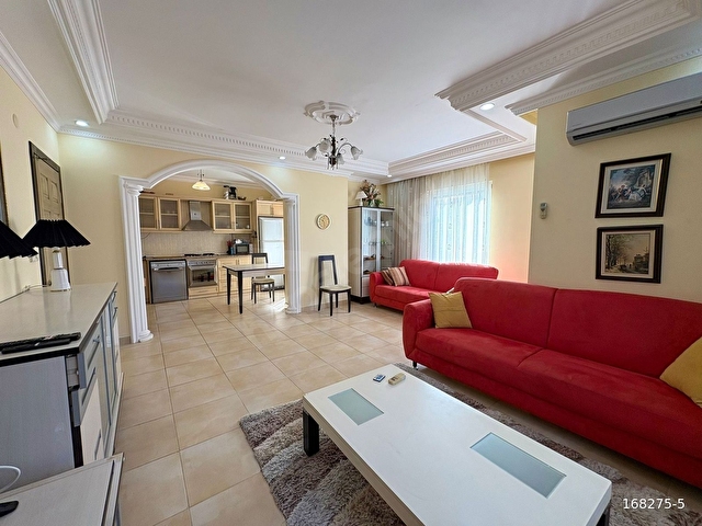 Alanya Toprak Sarayda 2+1 Eşyalı Daire | Denize 700 m | 110 m² - Görsel 11