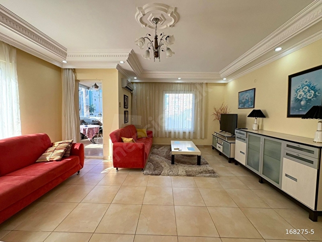 Alanya Toprak Sarayda 2+1 Eşyalı Daire | Denize 700 m | 110 m² - Görsel 9