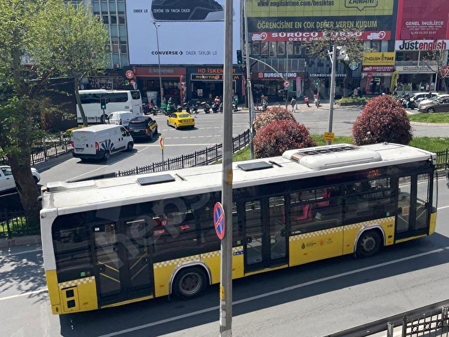VİS EMLAKTAN BEŞİKTAŞ MEYDANDA CADDE ÜZERİNDE (1+1) BÜRO MOBİLYALI 1.KAT  OFİS KATI - Görsel 5