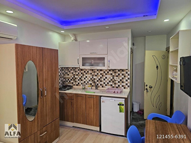BARAJYOLUNDA 1+0 FULL EŞYALI TEMİZ DAİRE VALİZİNİ AL GEL !! - Görsel 5
