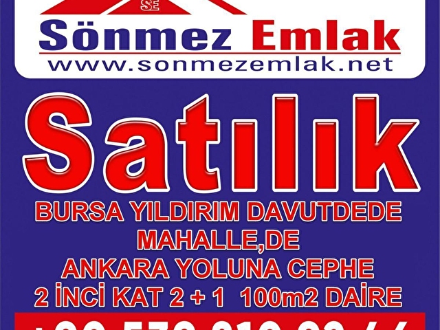 Sonmez Den Davutdede Mah Ankara Yoluna Cephe 96m2 Daire 120619 33 Hurriyet Emlak