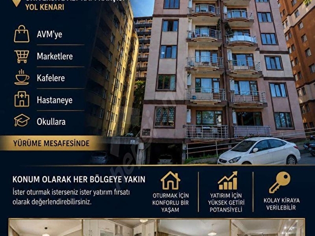 Zonguldak İncivezde Üniversite Karşısı, Yüksek Kira Getirili Satılık 1+1