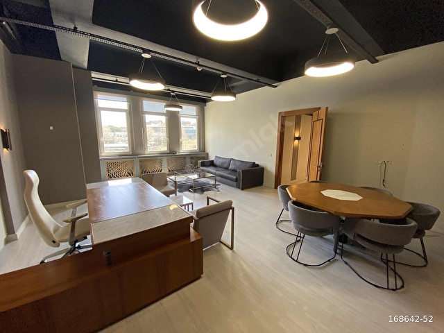 Maslak Noramin Plaza da 150m2 Mobilyalı Kiralık Ofis - Görsel 14
