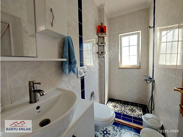 Bodrum Turgutreiste 5+2 deniz manzaralı satılık triplex - Görsel 21