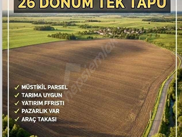 İpsala Esetcede Satılık 26 Dönüm Tek Tapu Tarıma Yatırıma Uygun - Görsel 2