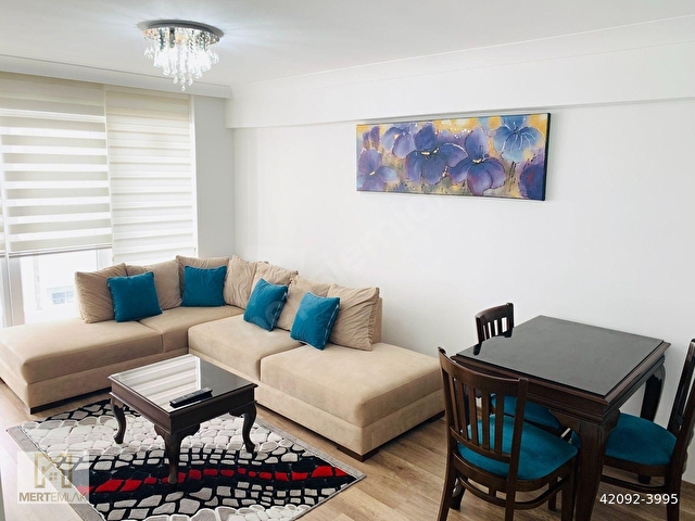 MERT EMLAKTAN Residencede 1+1,Mobilyalı,Balkonlu,Yeni Bina - Görsel 12
