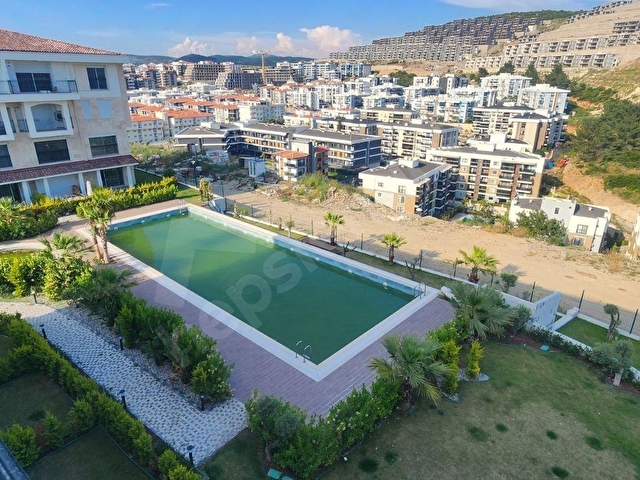 Kusadasi merkezde 2+1 havuzlu sitede dubleks kiralik daire - Görsel 22