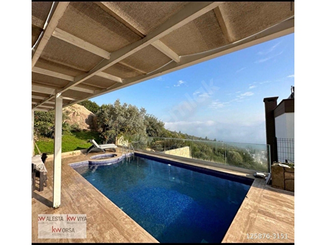 Bodrum Torba’Da Ultra Lüks | Full Eşyalı | Deniz Manzaralı | Müstakil Havuzlu 5+1 Villa - Görsel 3