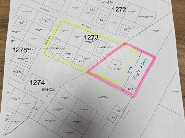 Passa Girne Mahallesi’nde çevre yoluna yakın konumda satılık 1000 metre² civarı arsa - Görsel 6