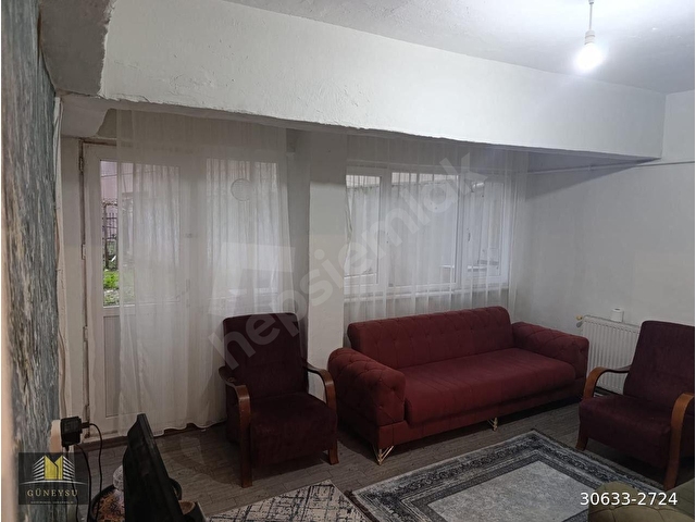 GAZİOSMANPAŞA YILDIZTABYA BENZİNCİ YANI SATILIK EŞYALI 1+1 60 M2 CADDEYE YAKIN BAHÇE KATI DAİRE