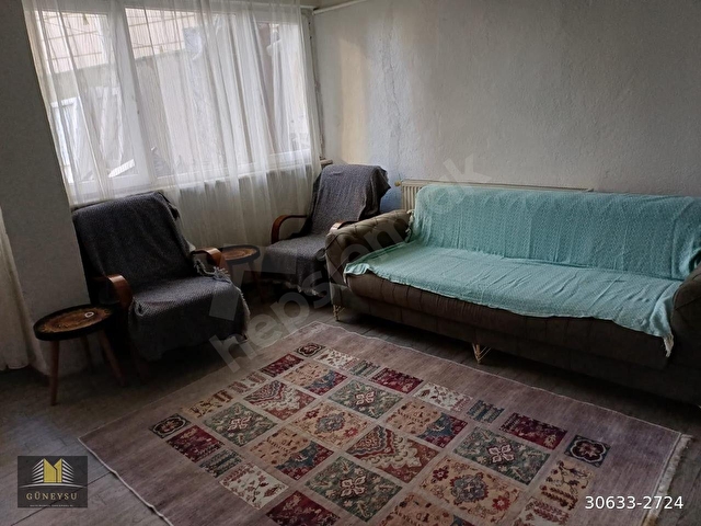 GAZİOSMANPAŞA YILDIZTABYA BENZİNCİ YANI SATILIK EŞYALI 1+1 60 M2 CADDEYE YAKIN BAHÇE KATI DAİRE - Görsel 2