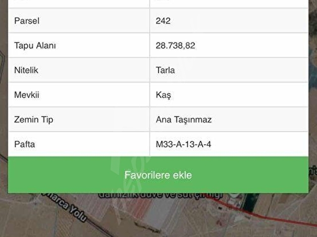 STABİL EMLAKTAN SAZLICA / AŞAĞI MAHALLESİNDE SATILIK TARLA - Görsel 9