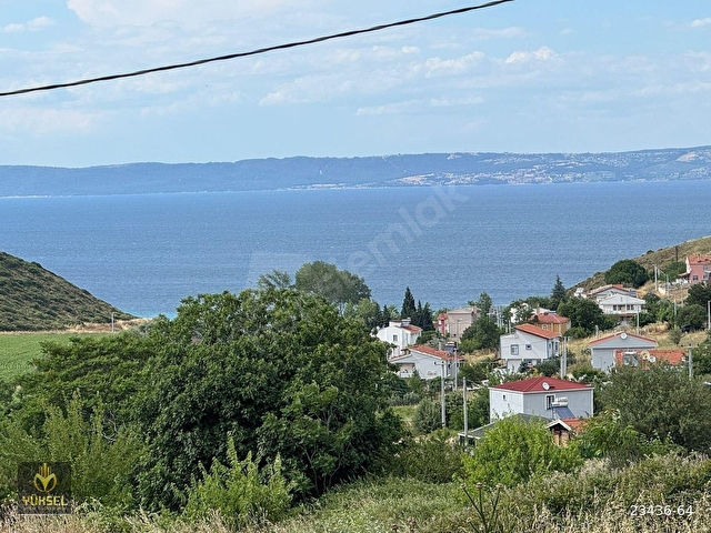 ÇANAKKALE/GELİBOLU/GÜNEYLİDE DENİZ MANZARALI İNŞAAT İZNLİ ARSA - Görsel 2