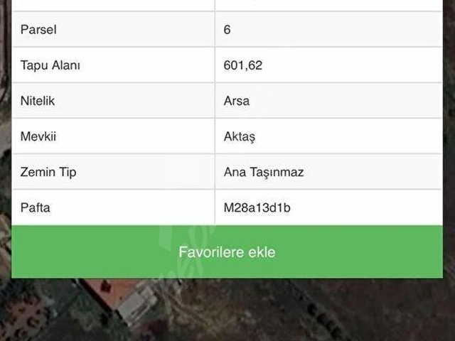KIZILÖREN İMARLI SATILIK ARSA - Görsel 5