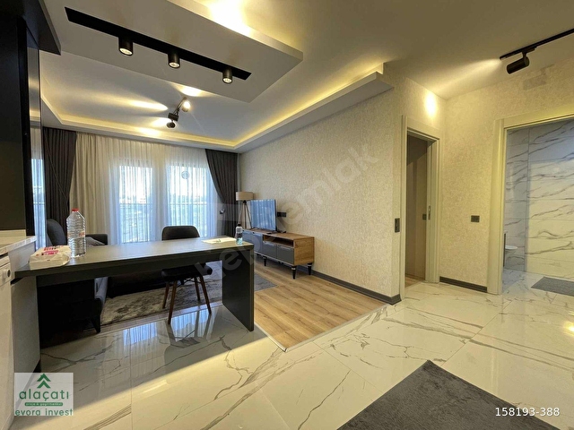 alaçatıdan lüx yapılı yeni eşyalı kiralık 1+1 daire - Görsel 3