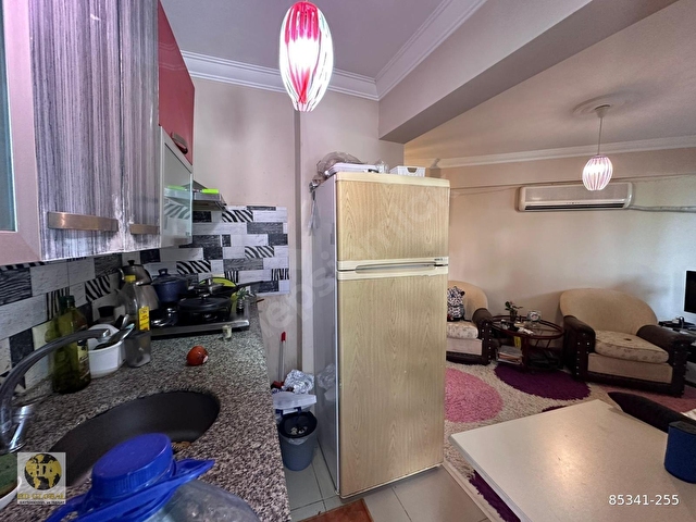 KONYAALTINDA HAVUZLU SİTEDE EŞYALI 1+1 KİRALIK DAİRE - Görsel 9