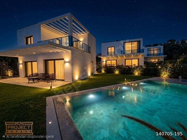 Bodrum Gümüşlükte 3+1 özel havuzlu Tek Müstakil Villa - Görsel 30