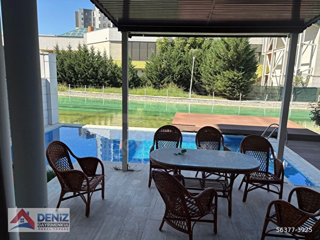 Bursa Osmangazi Demirtaşta, Bursa Modernde Satılık 3+1 Göl Manzaralı Lüks Bahçe Katı Daire - Görsel 27