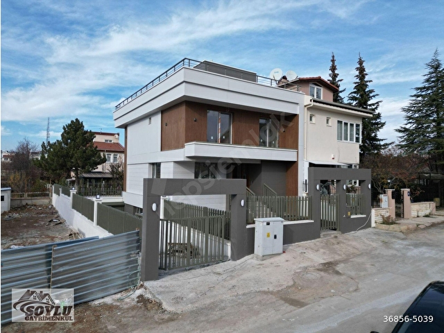 SOYLUDAN İNCEK BULVARI YAKINI 8+2+5 BANYOLU KAPALI OTOPARKLI YERDEN ISITMALI ASANSÖRLÜ SIFIR VİLLA