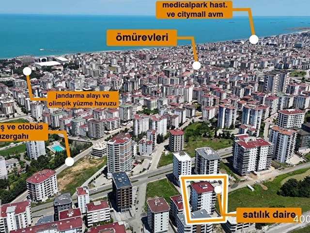 ATAKUMDA GİYİNME ODALI GENİŞ DONANIMLI SATILIK 3+1 - Görsel 27
